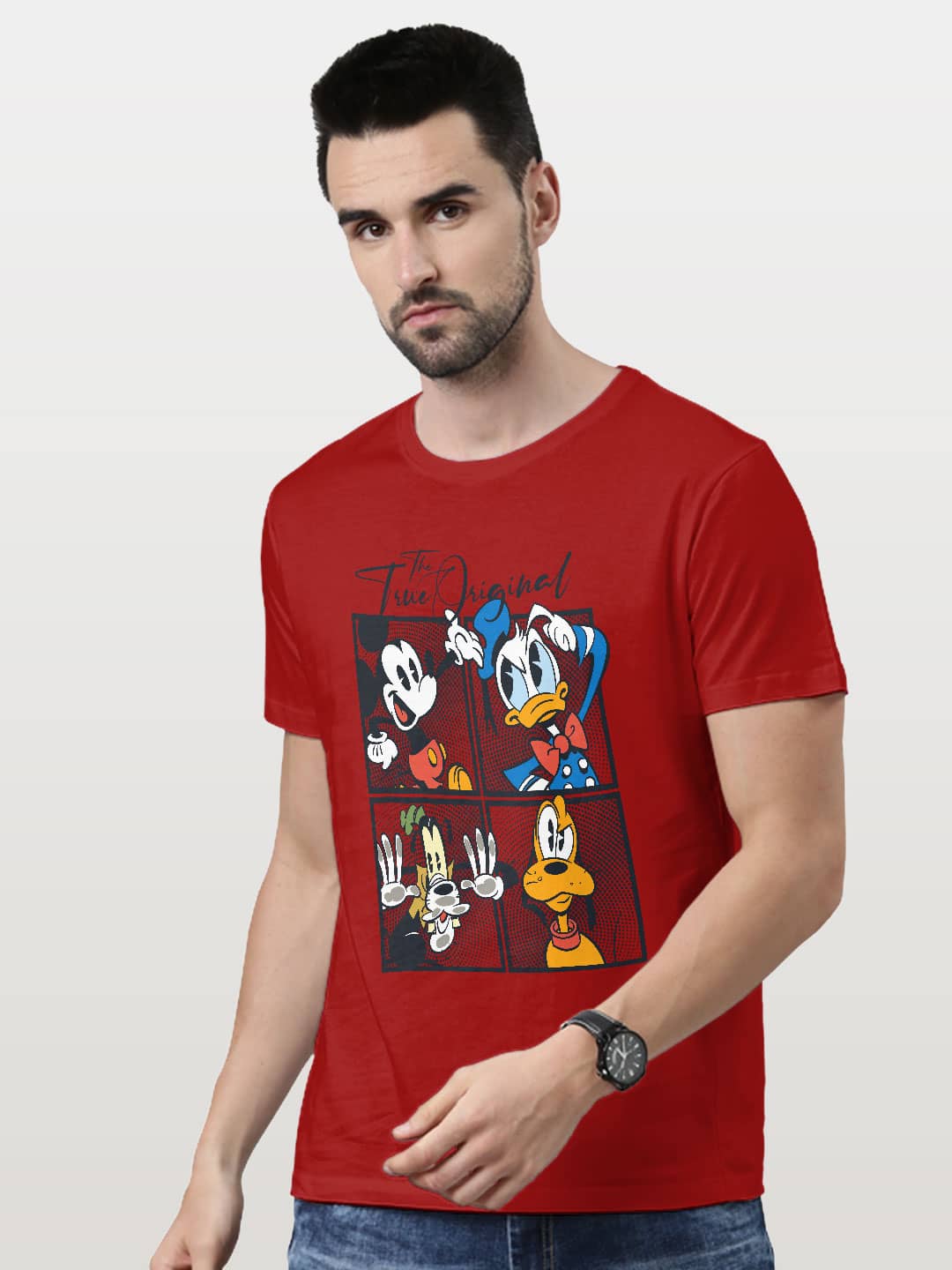 The True Mickey Friends - Mens T-Shirt Red Small
