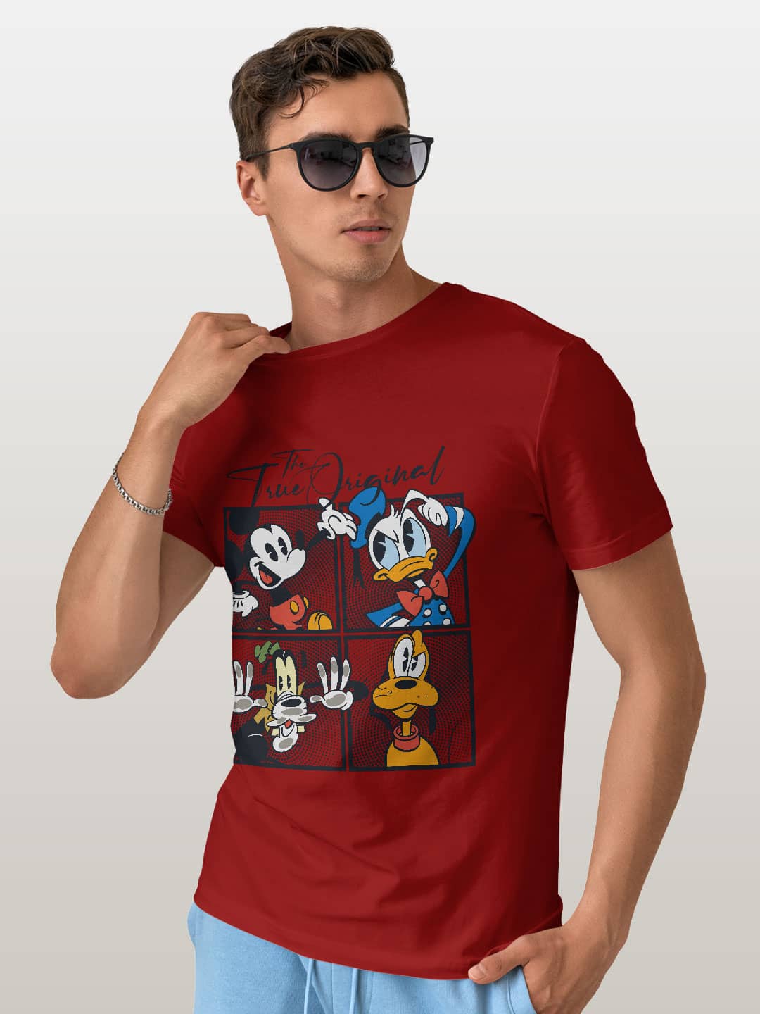 The True Mickey Friends - Mens T-Shirt Red Small