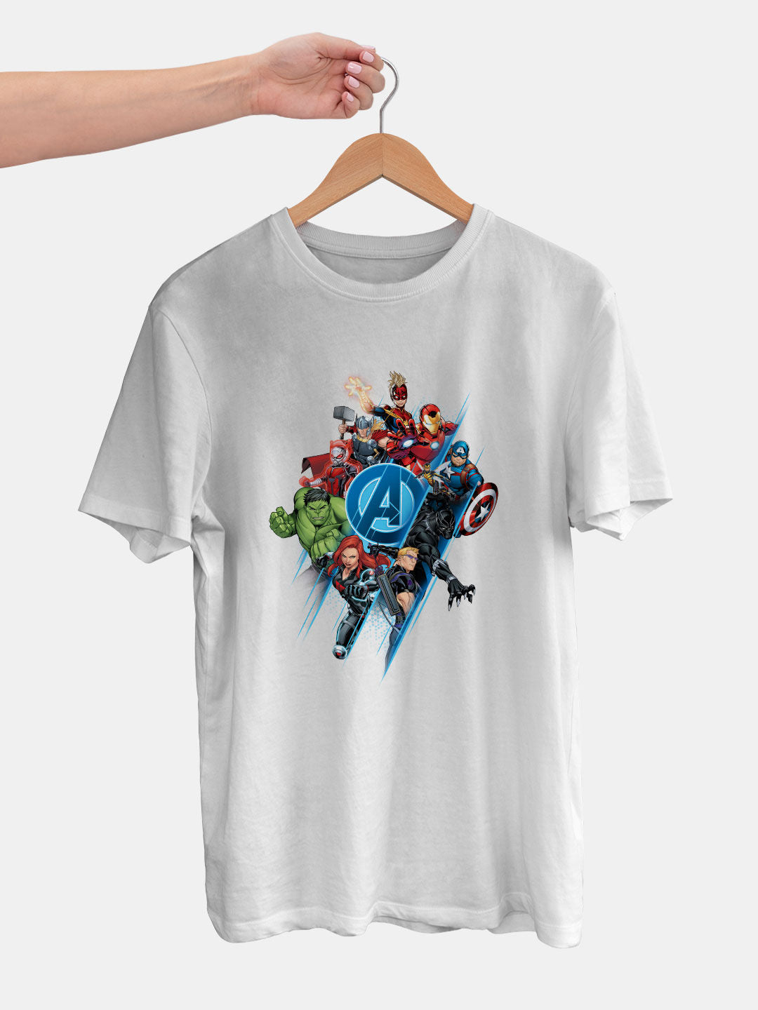 Avengers All Heroes - Mens T-Shirt White Medium