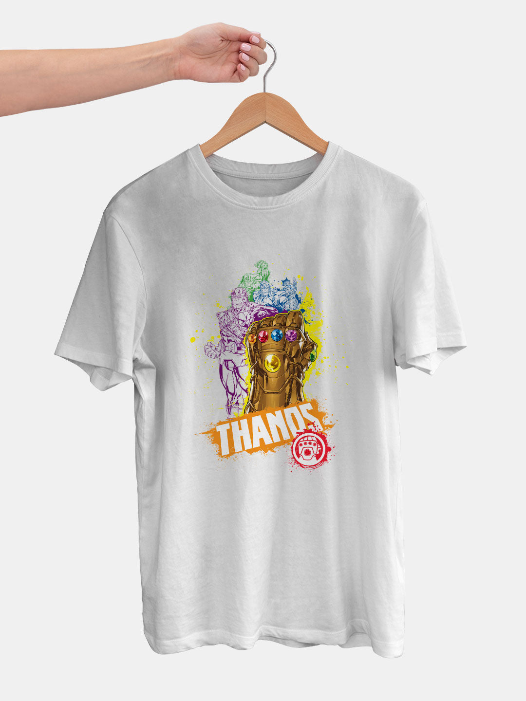 CMYK Thanos - Mens T-Shirt White Medium