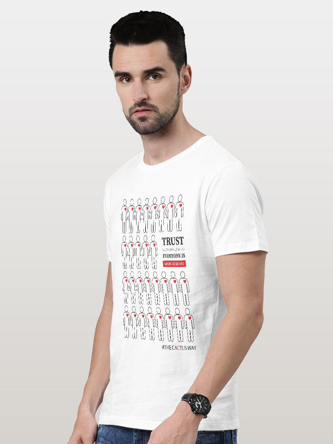 Trust with simple belief - Mens T-Shirts