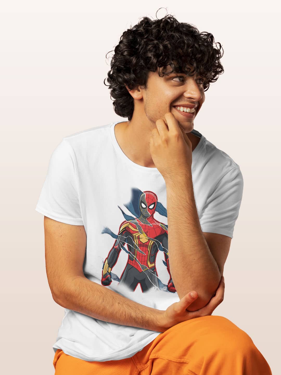 All 3 Spidey - Mens T-Shirt White XXL