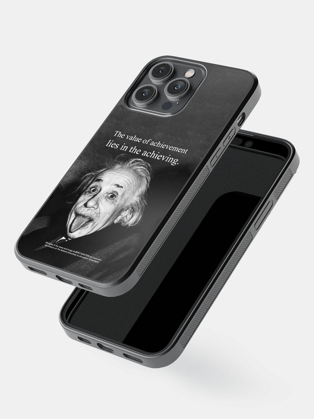 Achieving Albert Einstein - iPhone 14 Pro Max Bumper Cover