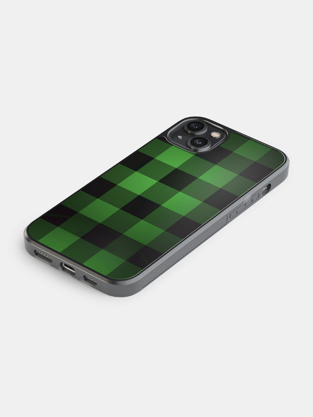Checkmate Green - iPhone 14 Plus Bumper Cover