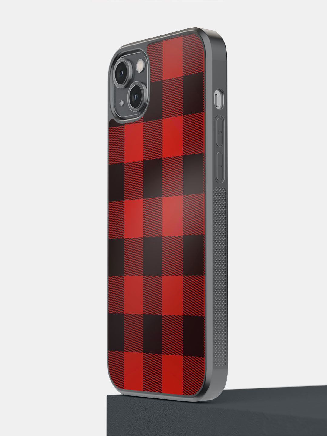 Checkmate Red - iPhone 14 Plus Bumper Cover