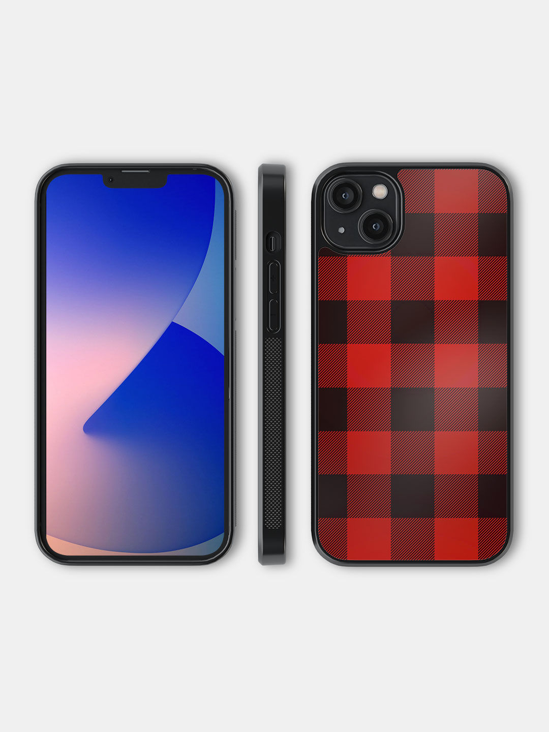 Checkmate Red - iPhone 14 Plus Bumper Cover