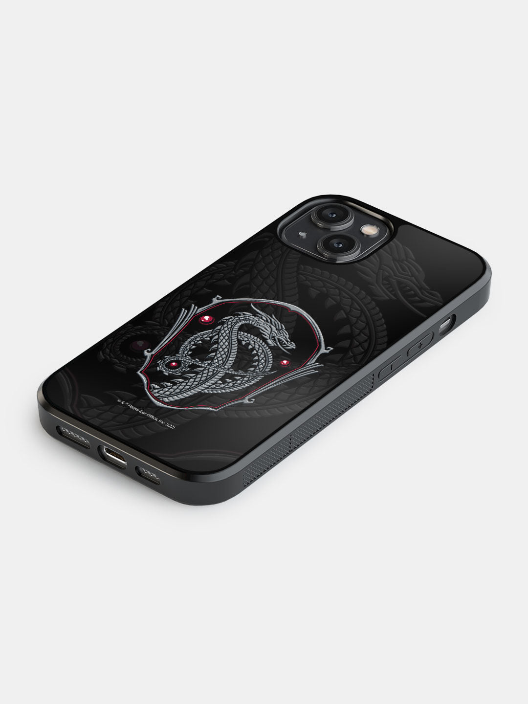 Silver Dragon Crest - iPhone 14 Bumper Cover