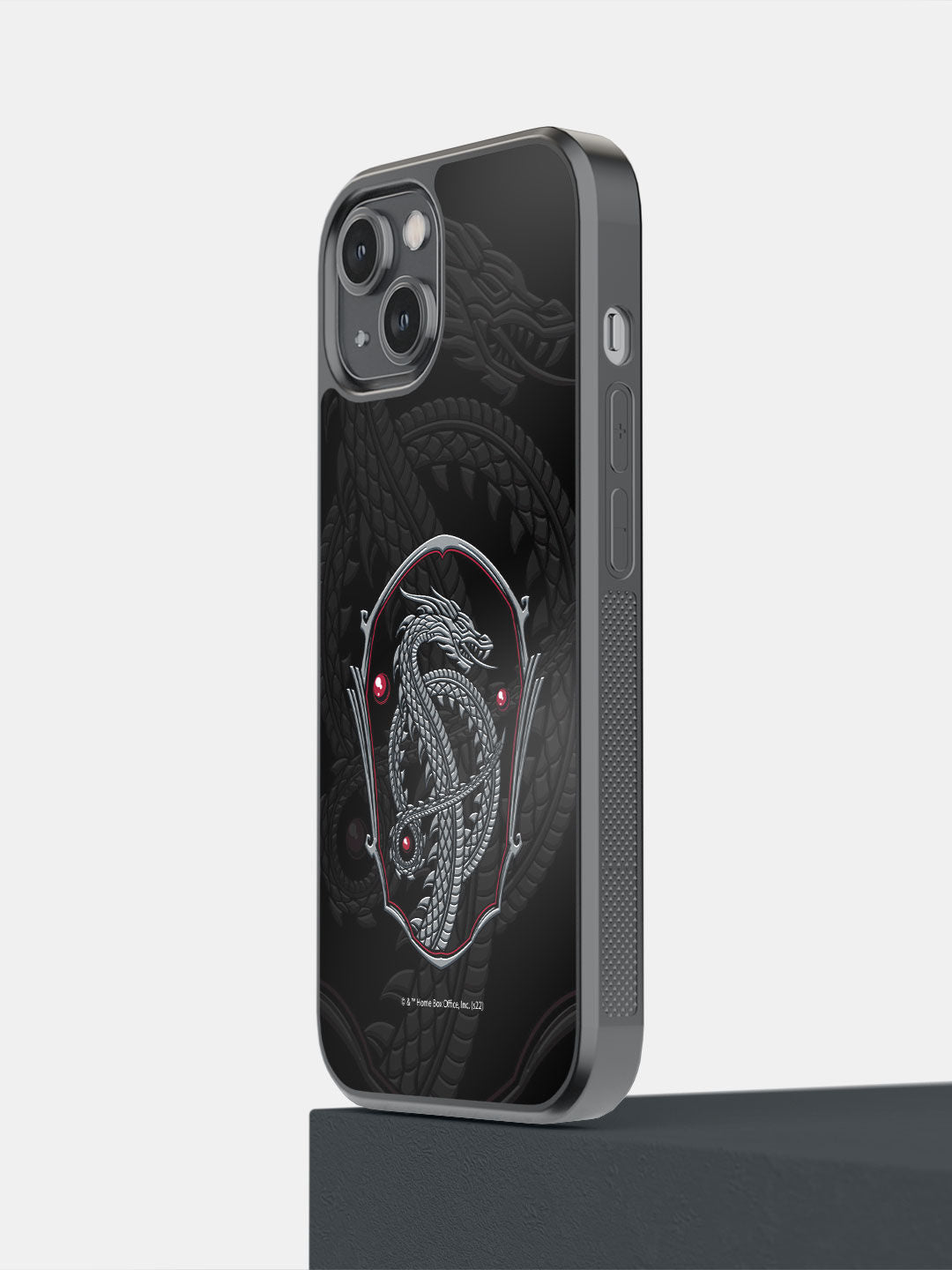 Silver Dragon Crest - iPhone 14 Bumper Cover