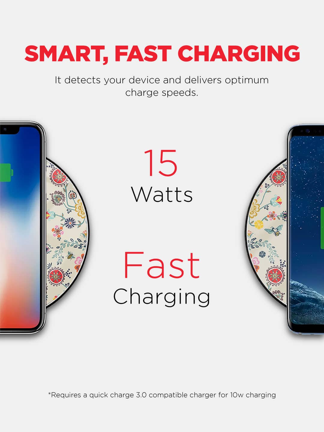 Payal Singhal Spring - Wireless Charger 15W Glass