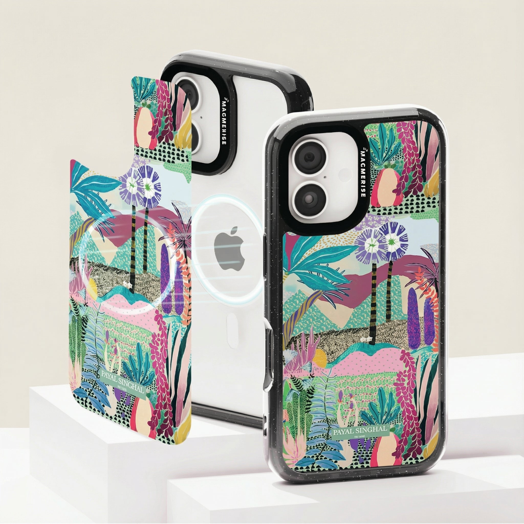 Payal Singhal Wanderlust aqua - iPhone 15 Cover - Situationship
